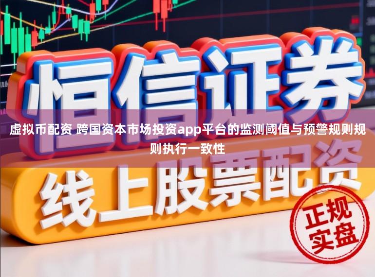 虚拟币配资 跨国资本市场投资app平台的监测阈值与预警规则规则执行一致性